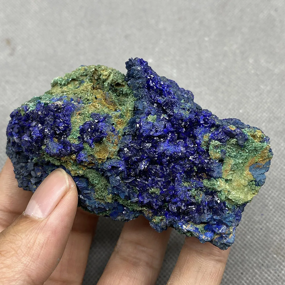 

Natural azurite mineral cristal espécime da província de anhui, china **