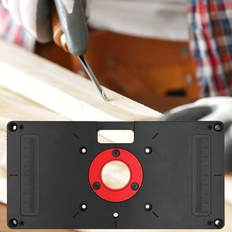 

Woodworking Trimming Machine Router Table Plate Aluminum Router Table Insert