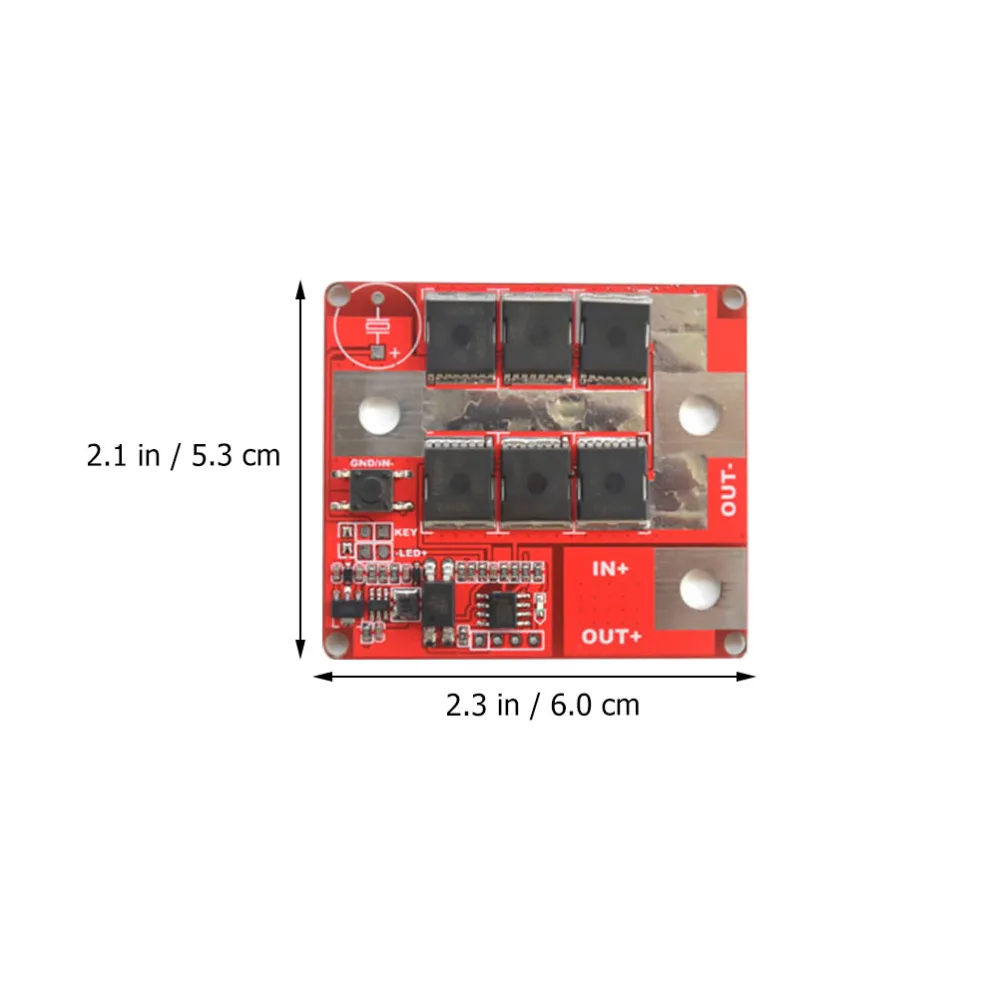 

1 Set Portable Battery Storage Spot Welder 12V DIY Spot Welding Machine (Red)