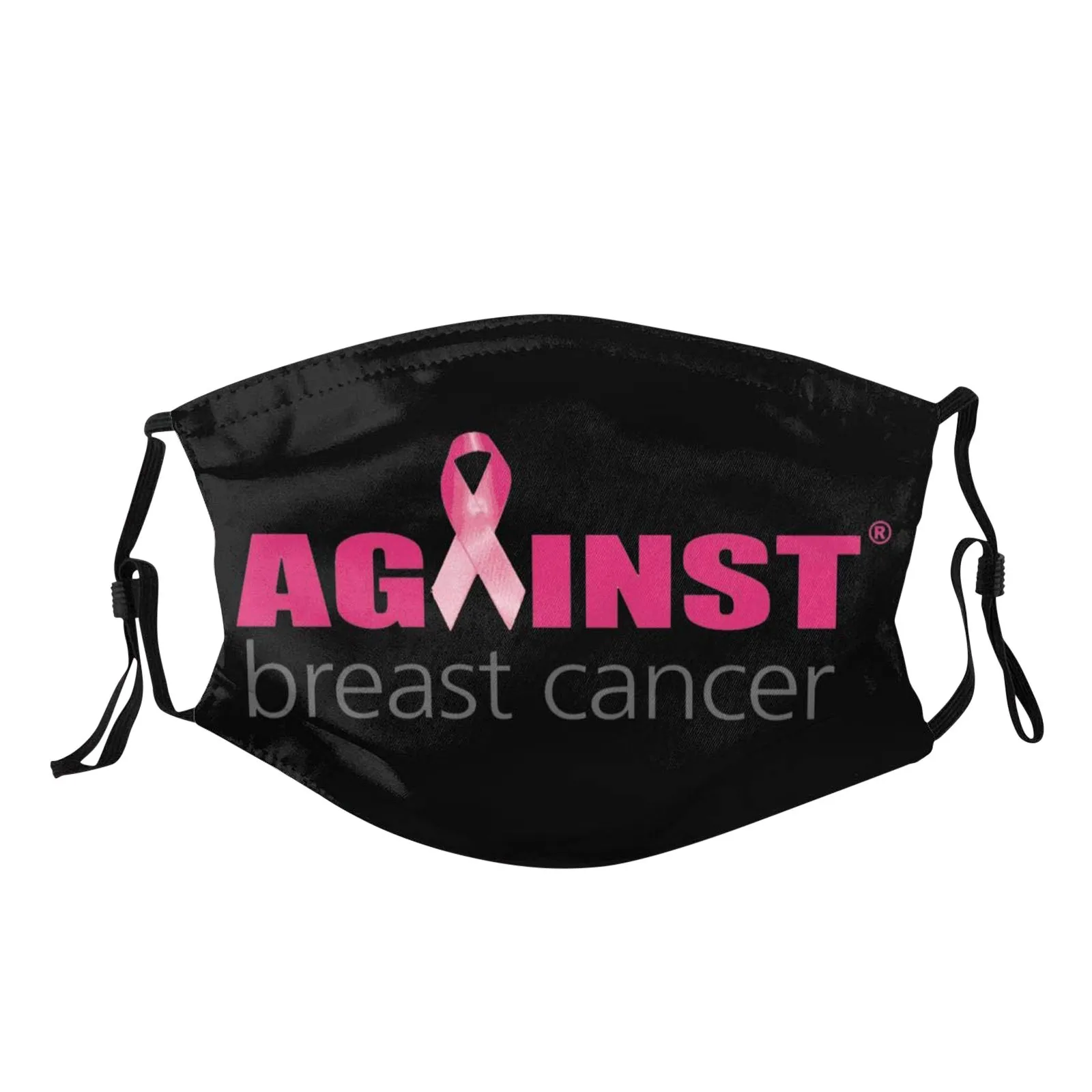 

Adult Pink Mascarillas Dustproof Mask World Cancer Day Printed Dust-proof Breathable Cotton Mask Cycling Mask Mondmasker