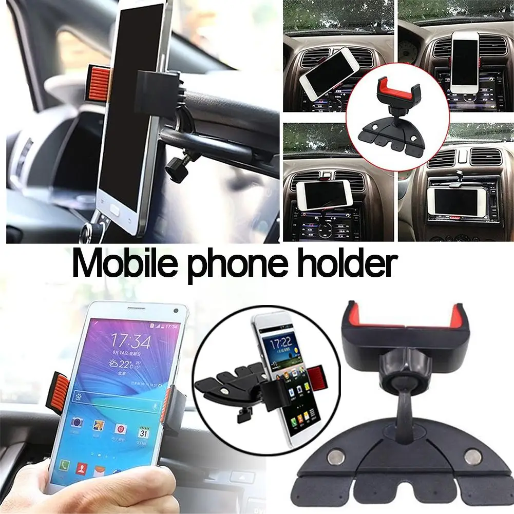 Universal Rotating CD Slot Vehicle-Mounted Phone Holder Car GPS Bracket Cell Accessories Stand For iPhone for Samsung | Мобильные