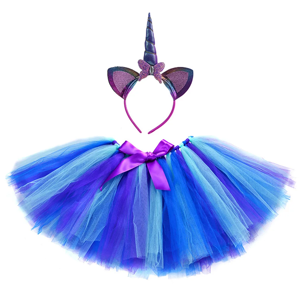 

Clothing For Girls Halloween Costume Party Female Children's Festival Kids Clothes Tutu Espanol Cosplay Unicorn Skirt Suit