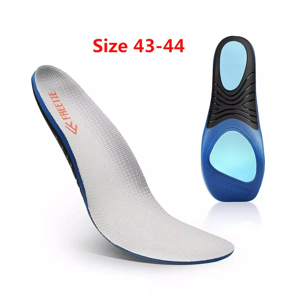 Size 43-44 Xiaomi FREETIE EVA амортизационные спортивные стельки удобные высокие эластичные стельки дышащие пот стельки для спортивной повседневной носки - Цвет: Size 43-44