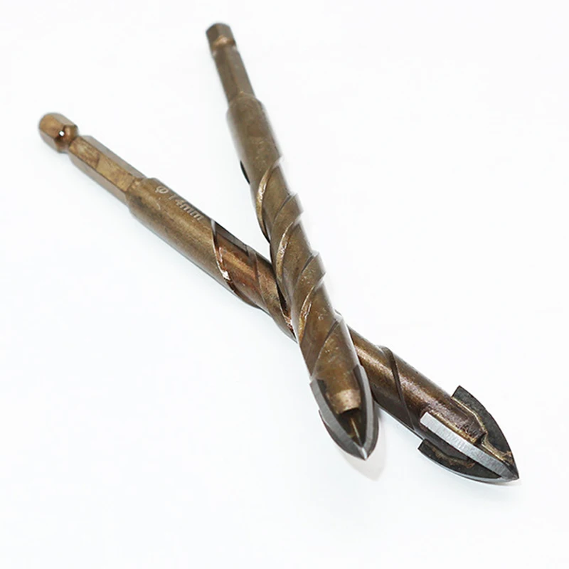 

Сверла для плитки, 3/4/6/8/10/12 мм, с шестигранной головкой, для стекла, керамики, бетона, инструменты для открывания отверстий из твердого сплава с треугольной головкой