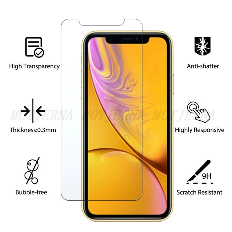 Ультратонкое закаленное стекло 9H для iPhone 11 2019 Pro защита экрана Передняя пленка Max