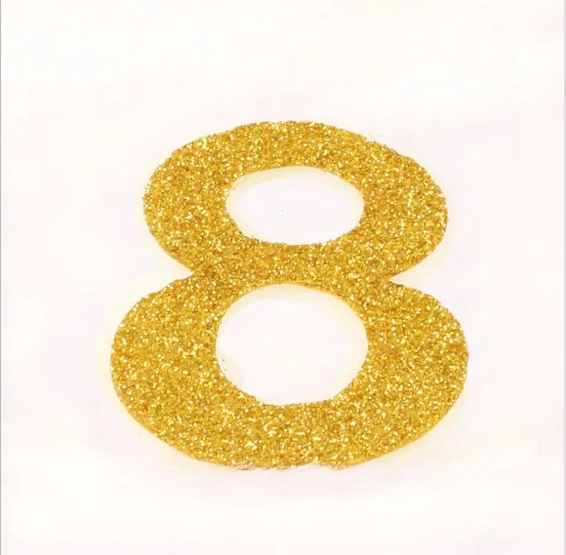 gold 8 Лидер продаж; милая шапка для дня рождения для маленьких мальчиков и девочек; Детская повязка с цветами; повязка на голову с короной; реквизит для фотосессии; головной убор; шапки с блестками - Цвет: gold 8