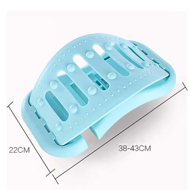 

1Pcs Back Stretch Equipment Massager Stretcher Fitness Lumbar Support Relaxation Spine Pain Relief Corrector