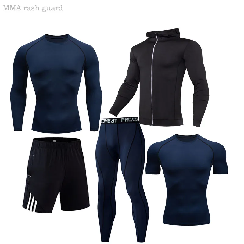 

Winter Underwear Men Thermal Set Compression Base Layer Set Track Suit Men Sportswear Tights Sweatsuit Jogging Workout Set 4XL