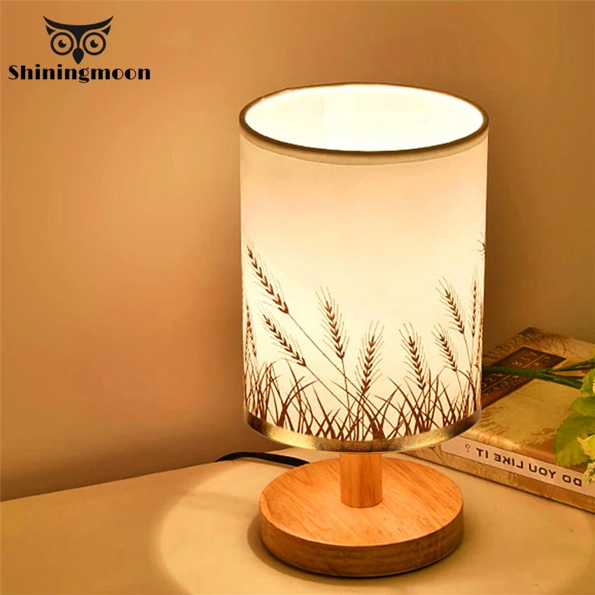 Настольный светильник в китайском стиле современная деревянная художественная