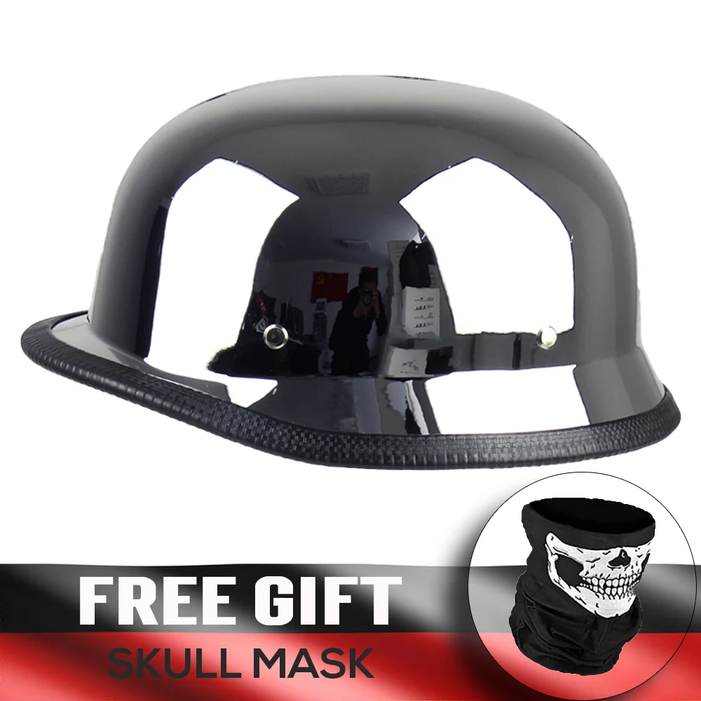 Немецкий y образный винтажный мотоциклетный немецкий шлем с принтом в горошек