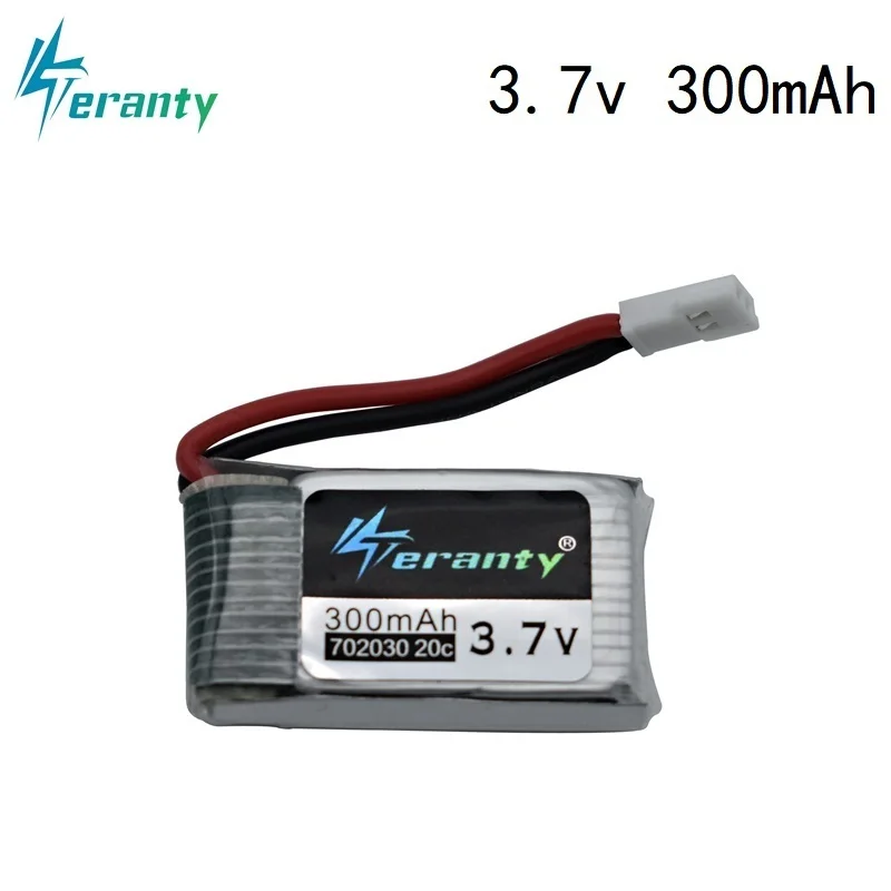 Аккумулятор lipo 3 7 в 300 мАч для квадрокоптера E55 FQ777 FQ17W DFD F180 FY530 U816 U830 запасная часть