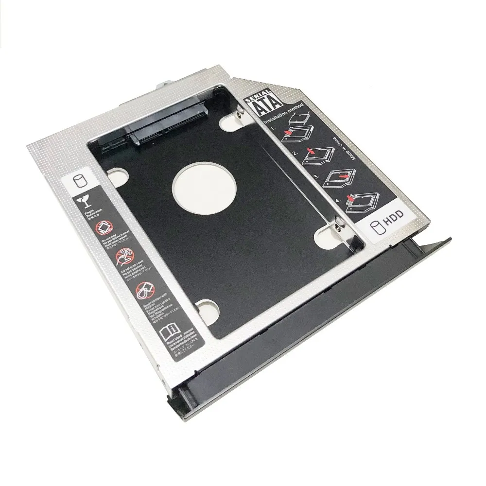 SATA 2 й жесткий диск HDD SSD модуль Caddy адаптер для HP Probook 6460b 6465b 6470b 6475b с рамкой и