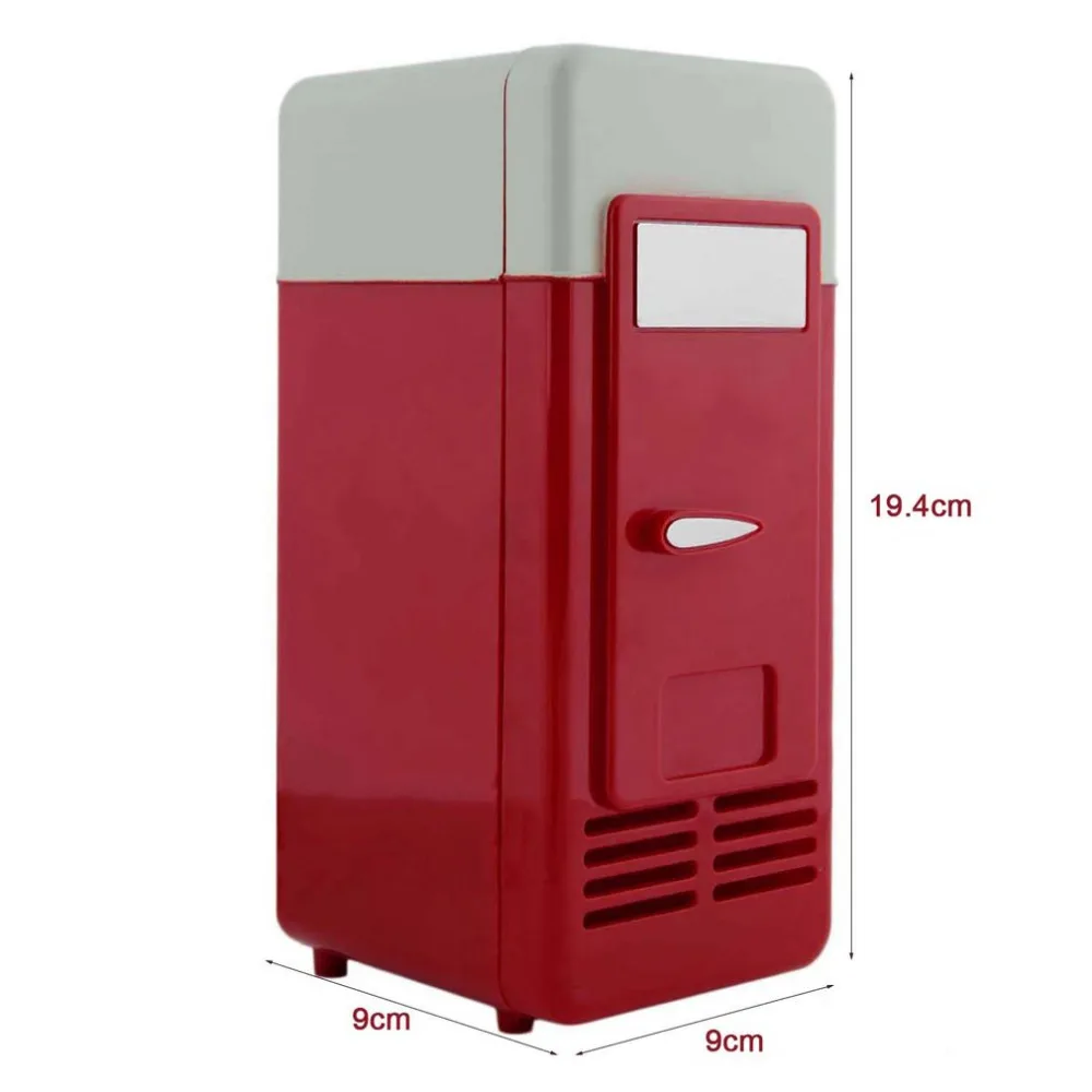 

New Black ABS 5V 10W USB 19.4*9*9cm Car Mini Fridge Car Portable Drink Cooler Boat Travel Cosmetic Fridge High Quality
