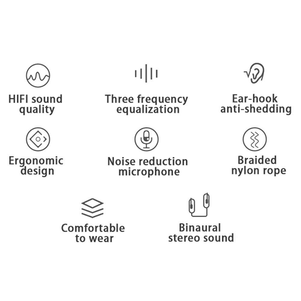 Erilles bluetooth наушники проводные зажим для наушников In ear стерео ухо клип с