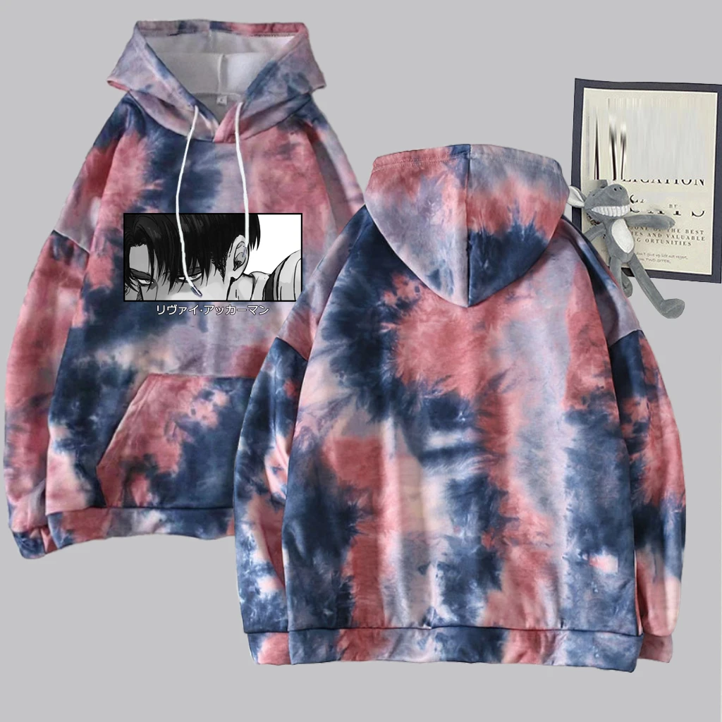 

Attack On Titan Levi Ackerman Hoody Pullover Women Men Harajuku style Top Casual Loose Long Sleeve Tops