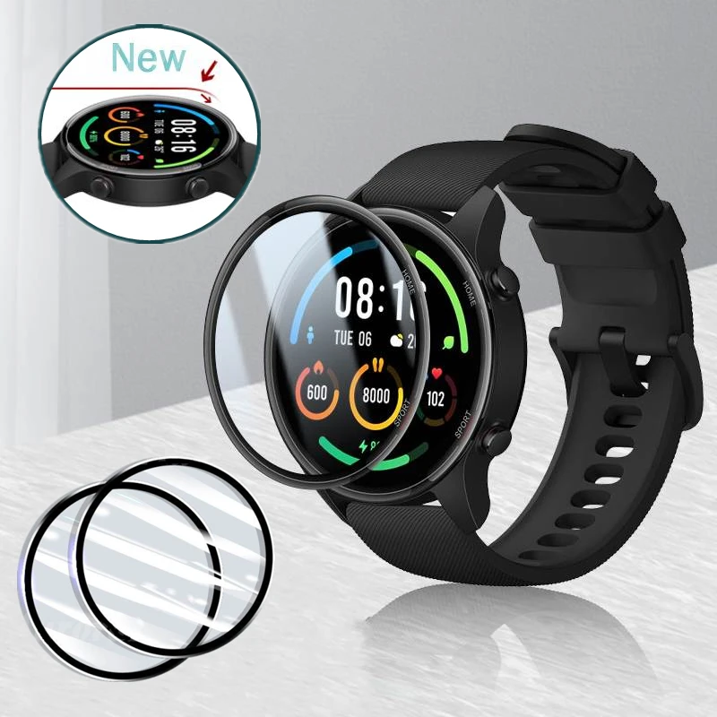 

Protective Film for Samsung Galaxy Watch 4 40mm 44mm Cover Full Screen Protector for Galaxy Watch4 44mm Protect Ring(not glass)