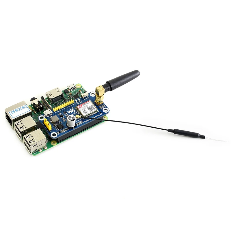 

Raspberry Pi 4 GSM / GPRS Expansion Board SIM800C Bluetooth Transmission SMS Wireless Internet