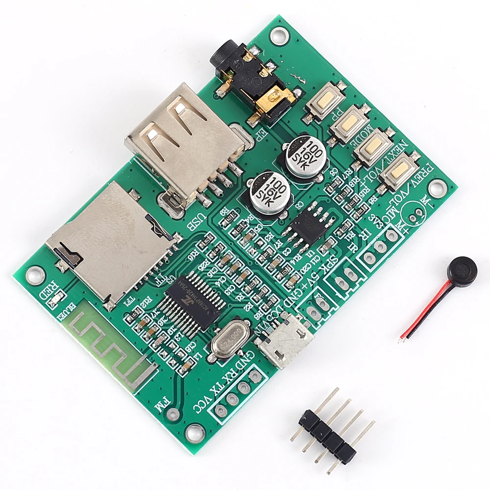MP3 Bluetooth цифровой усилитель мощности модуль SPP сквозной Поддержка FM TF карты/u-диск