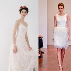 1 млот отделка страусиными перьями для шитья одежды 8-10 см бахрома плюмаса на ленте свадебное платье декоративное перо поделки своими руками