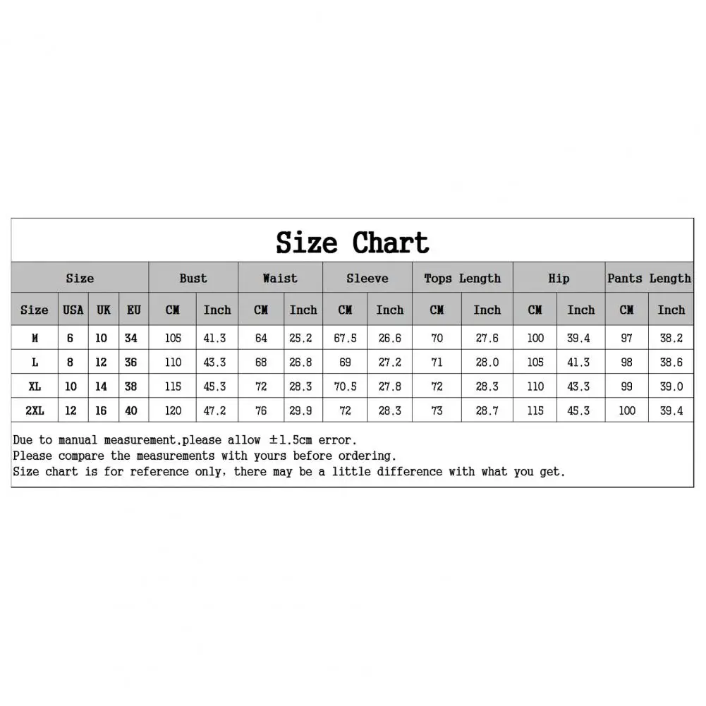 

Women Sports Pants O Neck Suit Printed Pockets Loose Printed Two Pieces Casual Suit Loose Stylish Elastic Waist Matching Sets
