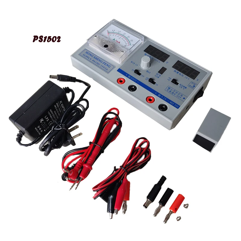 15V 2A/3A PS1502 PS1503A Mini DC Power Supply Adjustable Digital Regulated with GSM Signal Test For all Phone Repair | Обустройство
