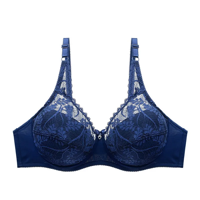 

2021 New Air Ultimate Lift Stretch Full-Figure Seamless Lace Cut-Out Bra Sexy Lace Underwear Full Coverage Lace Plus Size Bra