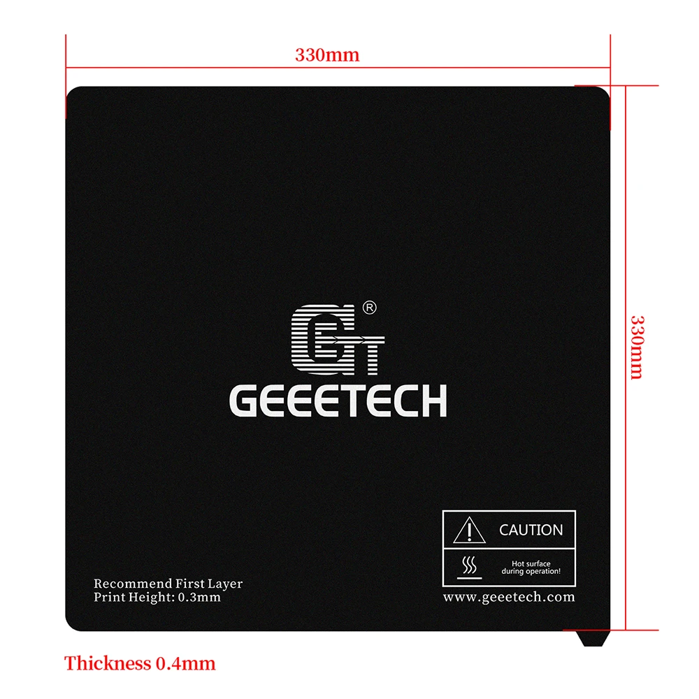 GEEETECH 2 шт. майларовая паста для горячей кровати 218*140 235*235 260*260 330*330 A10/A20/A10M/A20M/A30/A30M/E180