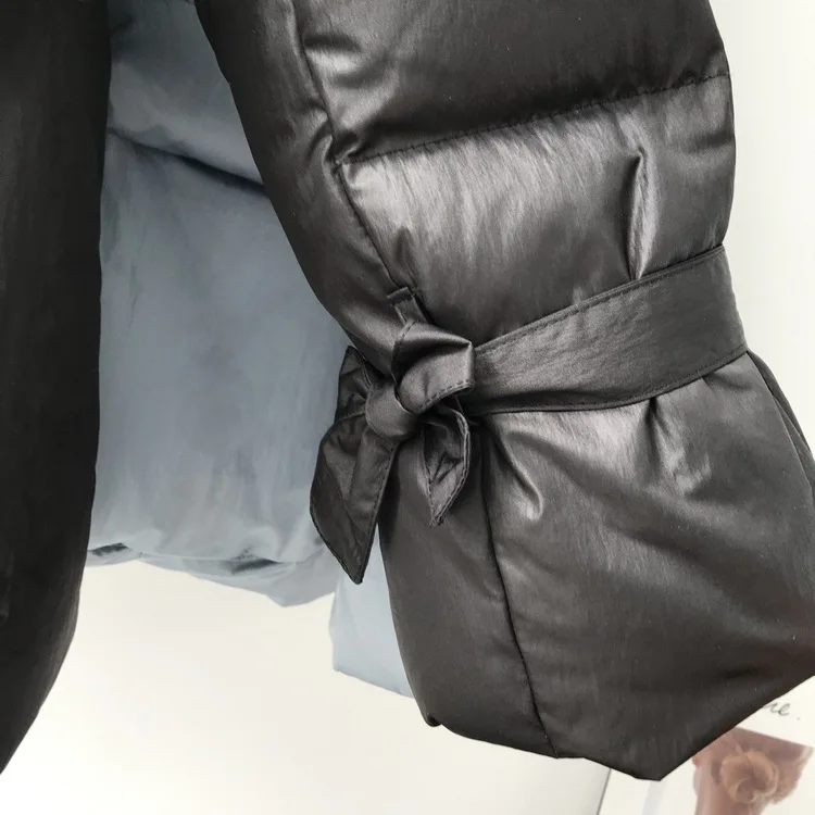 Winter New Thickened Solid Color Short ins Loose Bread Suit cotton-padded jacket Female