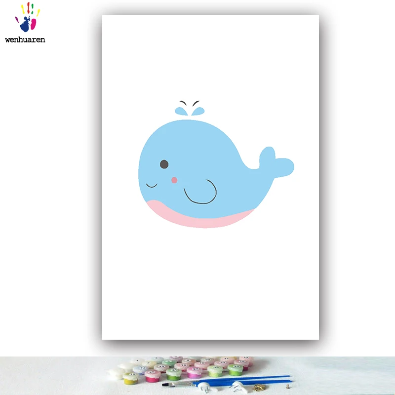 DIY картинки для раскраски по номерам с цветами скандинавский ветер маленькие