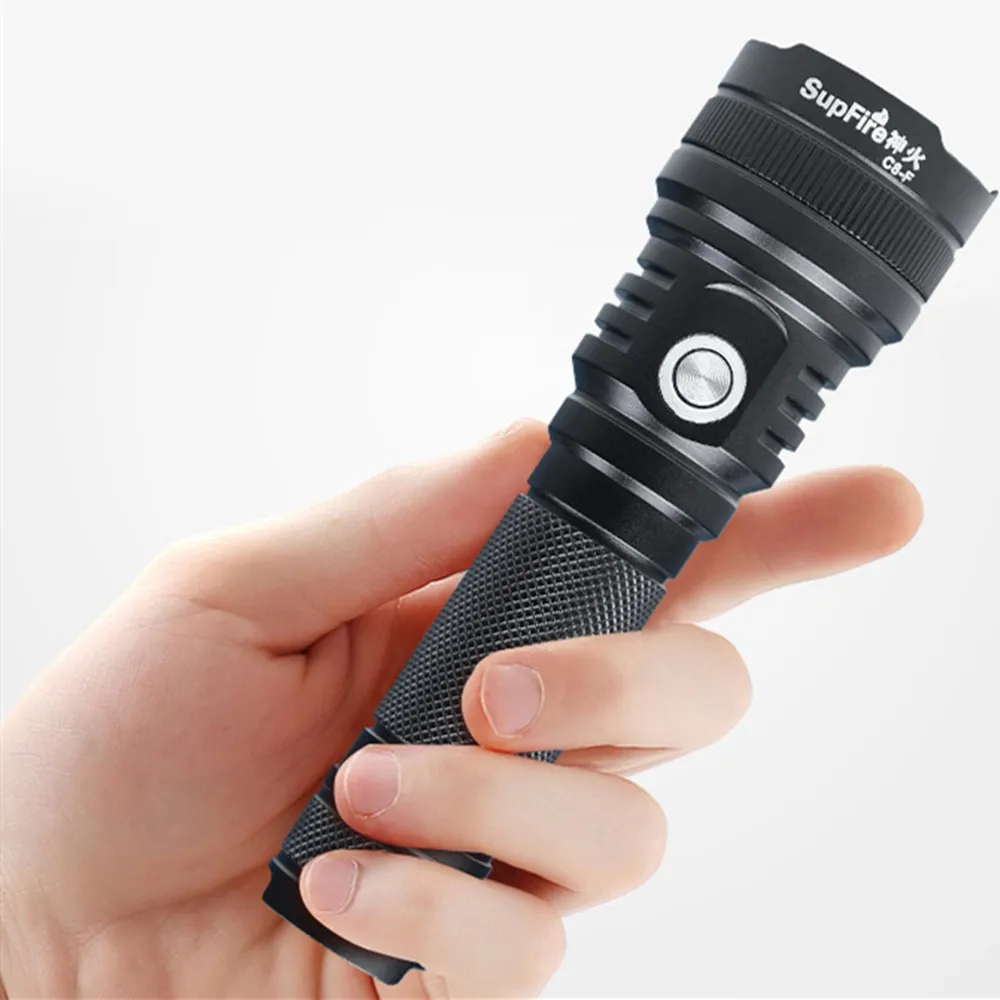 Supfire светодиодный фонарик C8 мини фонарь 2500LM USB Linterna Led SST40 Перезаряжаемый 18650