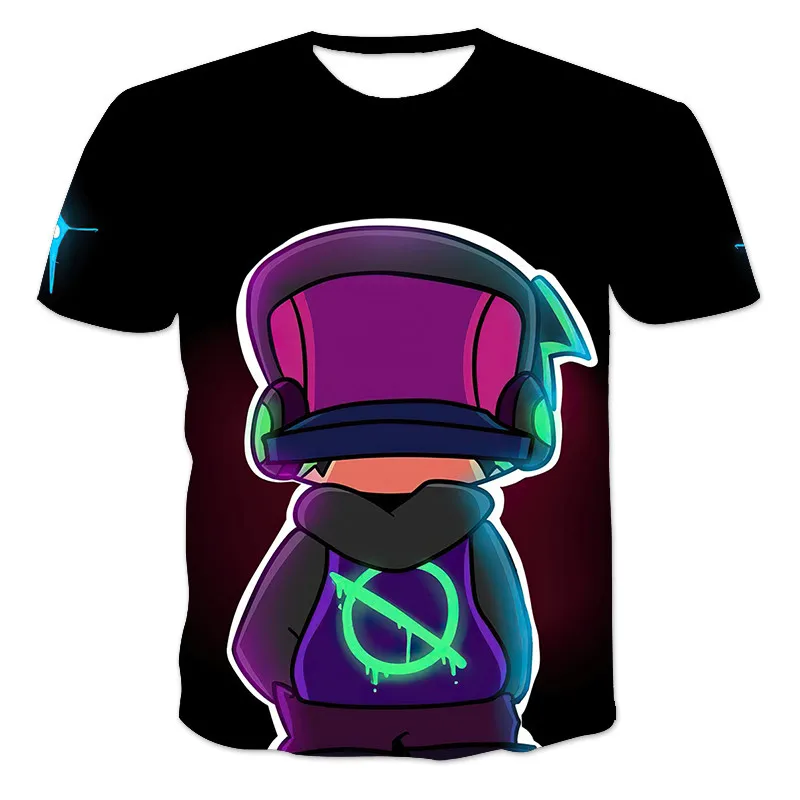 

Friday Night Funkin Tshirt UnisexBoys Girl 3D print T shirt Short Sleeve Harajuku Streetwear Video Game Fashion boys kids tees