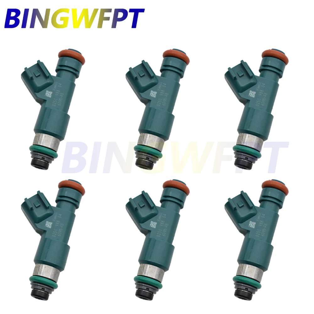 

6PCS 6G9N-AB LR001982 30777501 85212259 Fuel Injector FitFor LAND ROVER for VOLVO LR2 / S80 / V70 / XC60 / XC70 / XC90 3.2L L6
