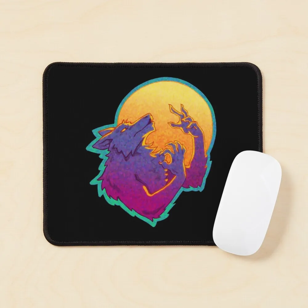 Коврик для мыши с воющим оборотенком на Хэллоуин Настольный коврик игровой