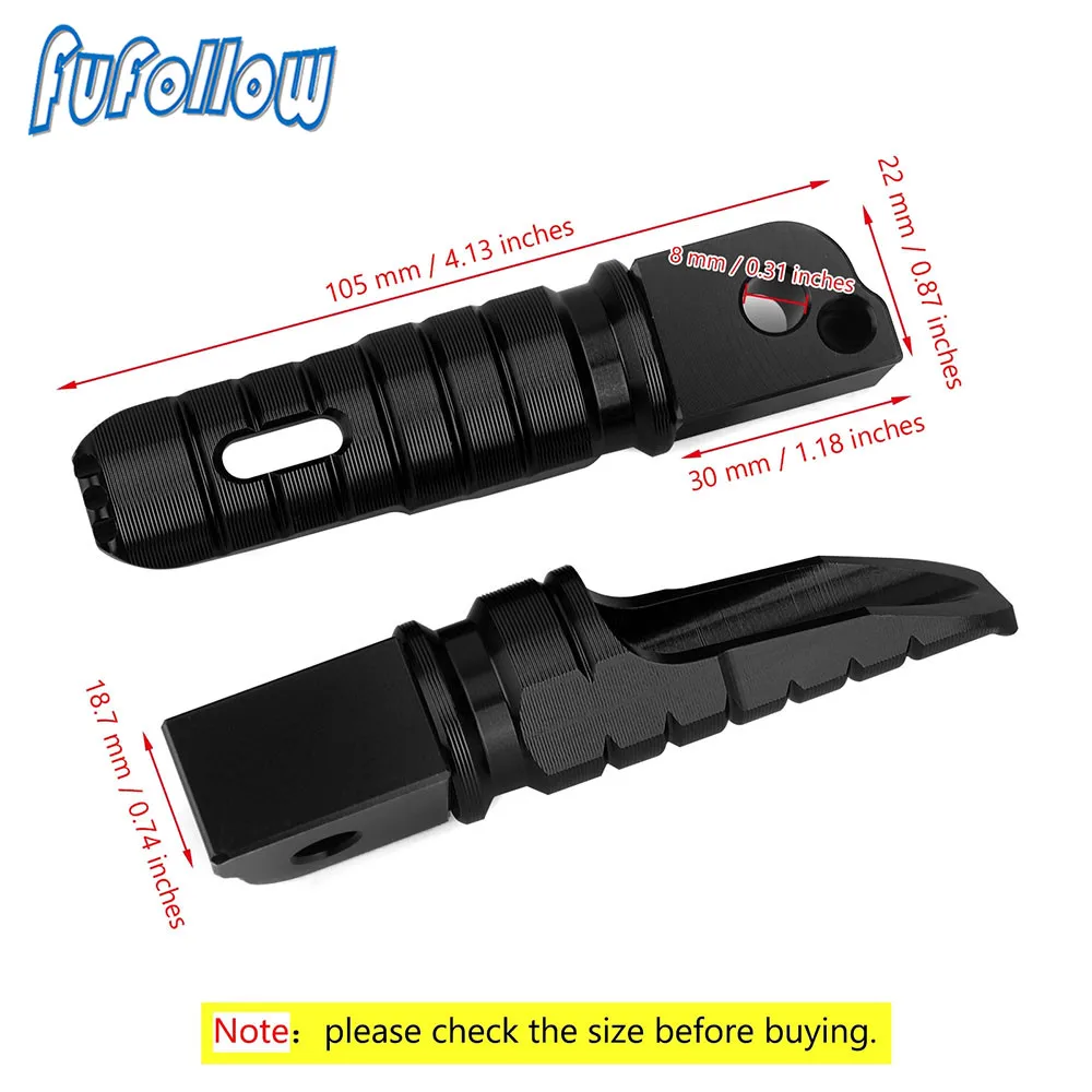 2 шт. универсальный упор для ЧПУ Алюминий мотоцикл задний Пассажирские подножки