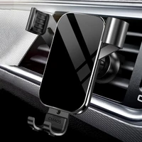 cmaos car phone holder for car air vent cd slot mount phone holder stand for iphone samsung metal gravity mobile phone holder
