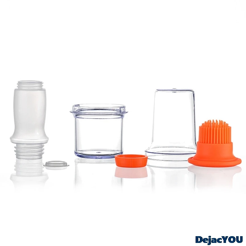 

High Temperature Great Silicone Oil Brush Barbecue Brush Oil Bottle Suit Kitchen Baking Cooking Baking Pancake BBQ Good Tool