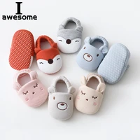 newborn cartoons baby socks shoes boy girl star toddler first walkers booties cotton comfort soft anti slip warm infant shoes
