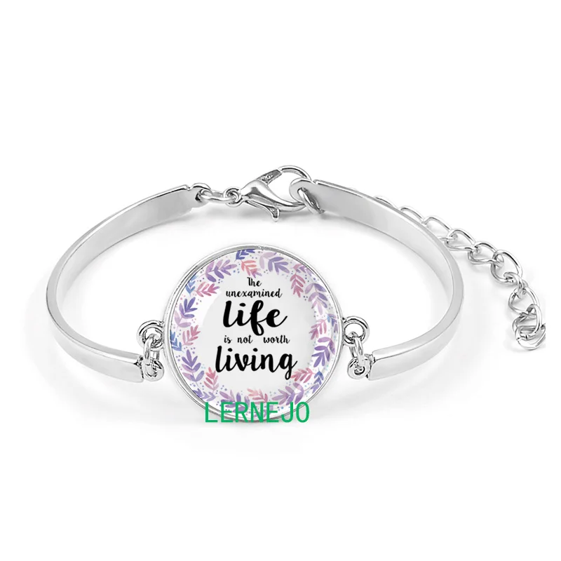 Вдохновляющие цитаты стих браслет мотивационные браслеты металлический