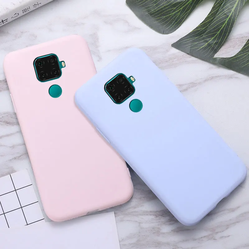 

Candy Color For Huawei Mate 30 Lite Case Shockproof Soft Silicone TPU Cover For Mate 30 Pro Case Huawei Mate30 Lite Fundas