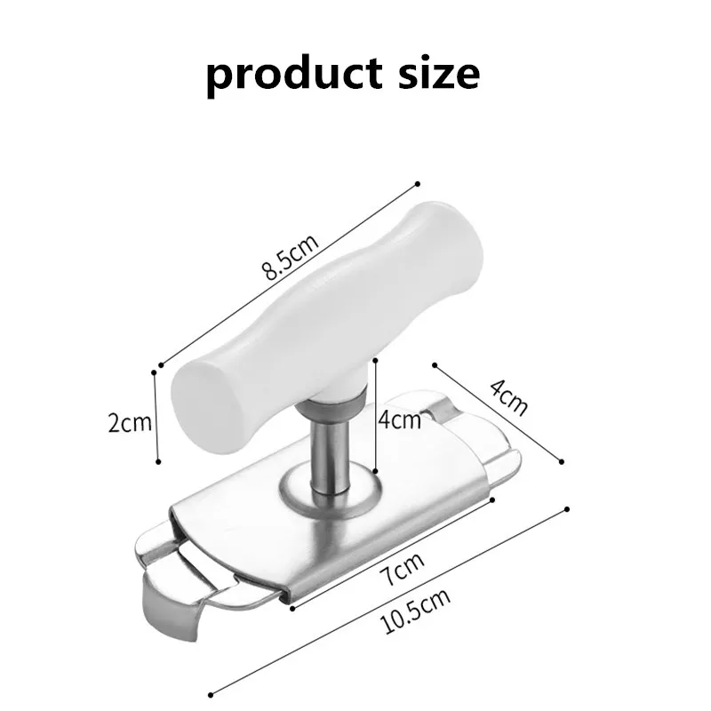 

Adjustable Jar Opener Stainless Steel Lids off Jar Opener Bottle Opener Can Opener for 1-4 inches Kitchen Gadget