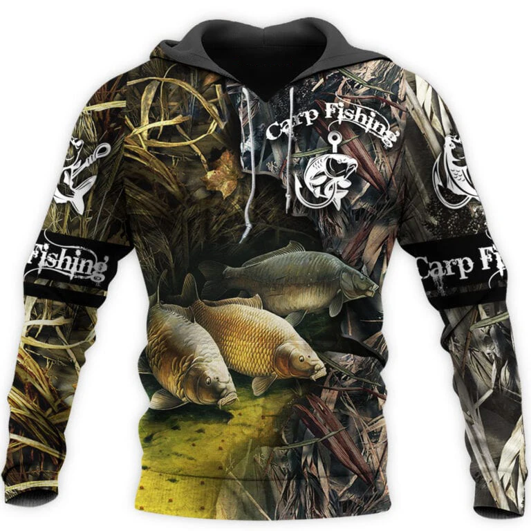 

Костюм с объемным принтом Love Fishing, новая модная Осенняя толстовка с капюшоном, толстовка на молнии, уличная одежда унисекс