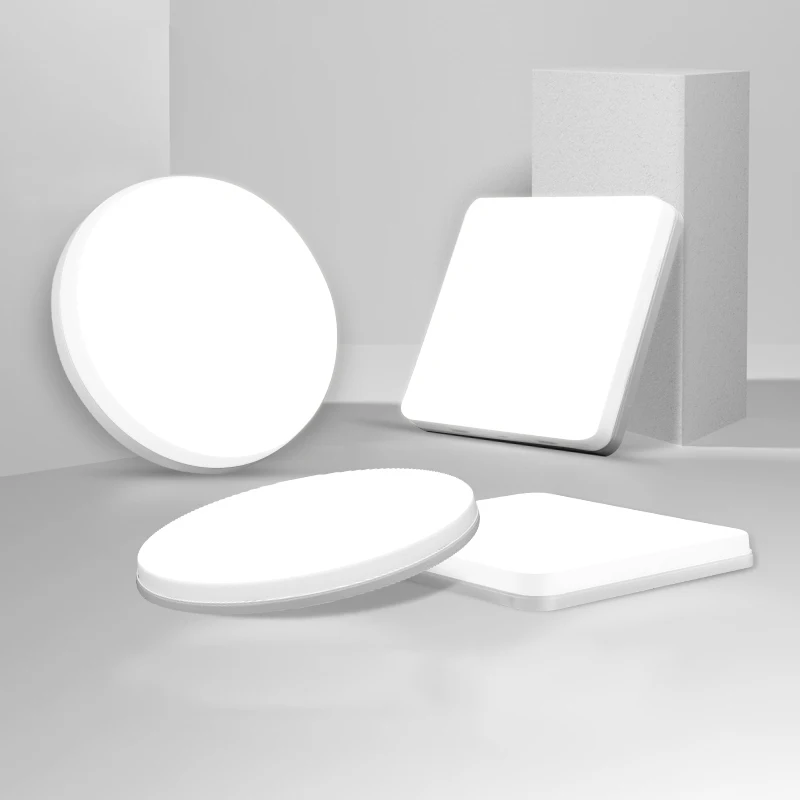 Круглый/Квадратный светодиодный потолочный светильник для Спальня Панель Лампа