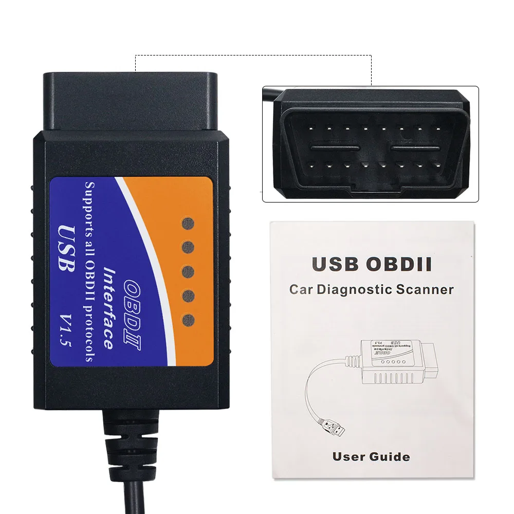 PIC18F25K80 ELM327 wifi V1.5 OBD2 Scanner OBD Elm 327 Bluetooth Auto Diagnostic Tool OBDII for Android/IOS/Windows | Автомобили и