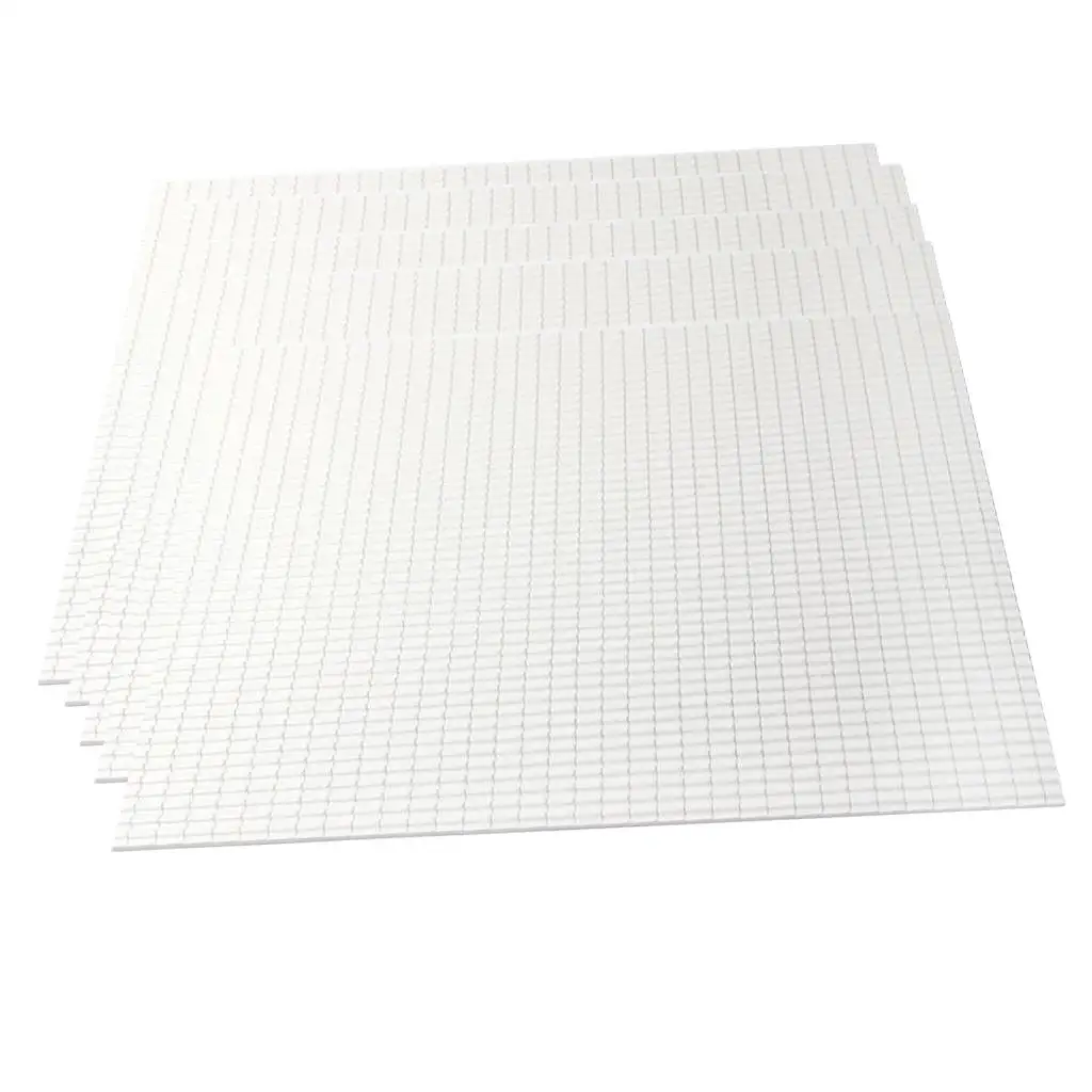 5 шт. имитация крыши белая черепица для дома ландшафтный пейзаж 270X270X2 мм | Игрушки