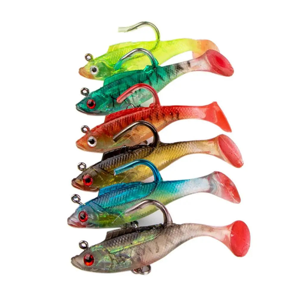 

Рыболовная приманка, приманка, рыба, мягкая, пресноводная, искусственная (случайный цвет)