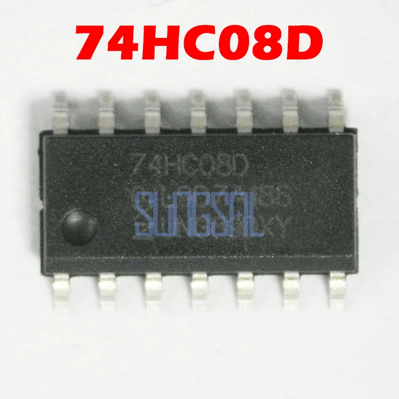 10 шт./лот 100% оригинальный 74HC08D SOP14 74HC08 SN74HC08DR SN74HC08 логический Quad Core 2