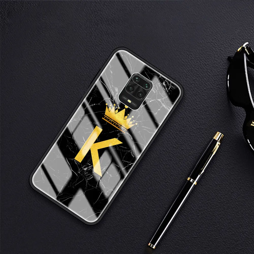

Customer Letter Phone Case for Xiaomi Redmi Note 9S 8 9 8T 7 9C Coque for Mi 10T Pro 9T 10 Lite Tempered Glass Cover