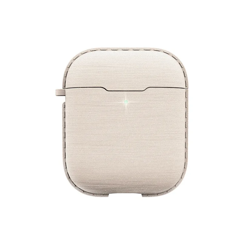 Sand Pink Стильный Матовый дизайн наушников Мужской чехол для Airpods чехол Роскошные Защитные беспроводные наушники Hoesje для Airpods 2 Чехол Funda - Цвет: Sand Pink