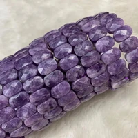natural purple lepidolite stone beads bracelet natural gemstone jewelry bangle for woman for man wholesale