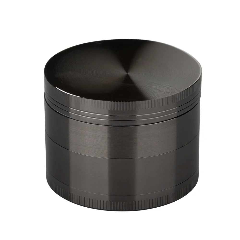 Портативный мини 4 слойный измельчитель из цинкового сплава для травы табака 55 мм